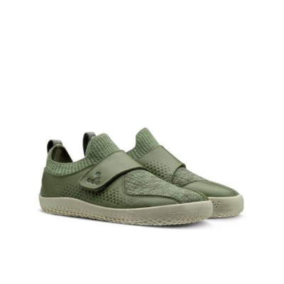 Vivobarefoot Primus Knit WMK Schoenen Kinderen - Groen School Schoenen QMG025637